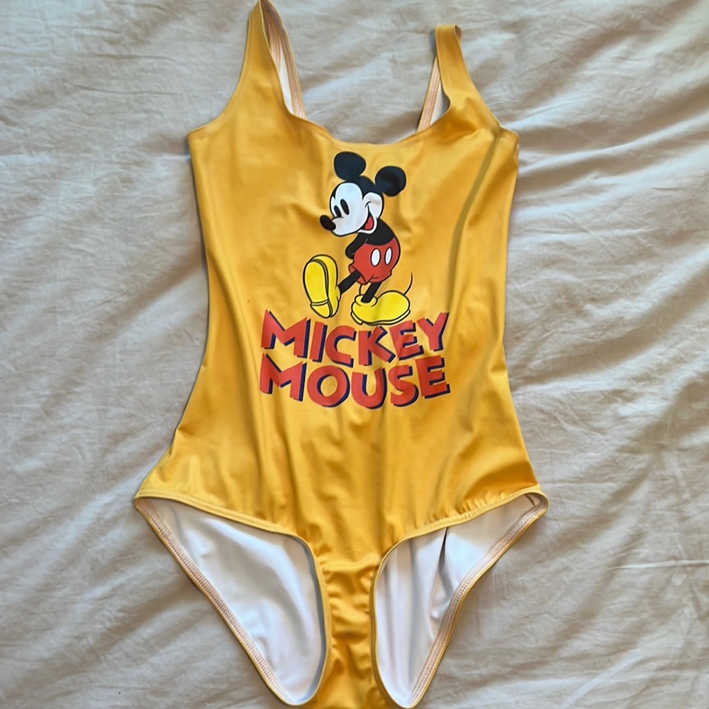 Limited Edition Black Milk + Disney Mickey Swimsuit -Medium